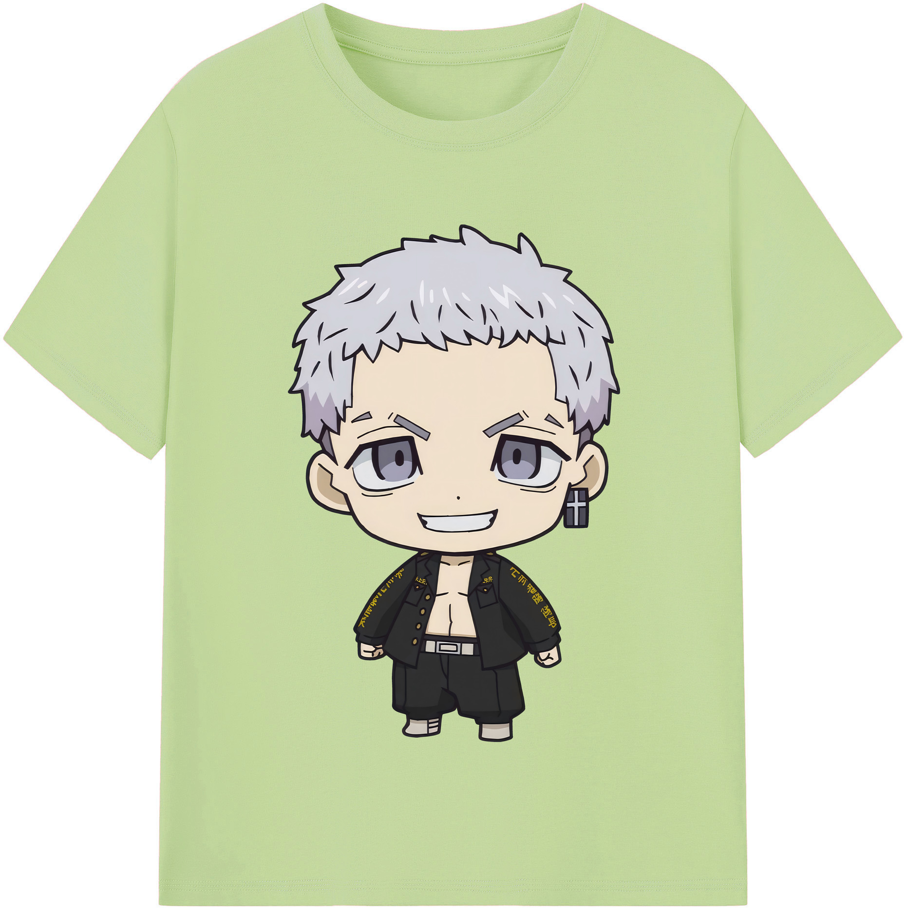 （画像用） 東京リベンジャーズ Tokyo Revengers 綿100％半袖Tシャツ（フロントプリント）